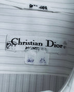 "CHRISTIAN DIOR MONSIEUR"
 Wide spread color royal order white shirt