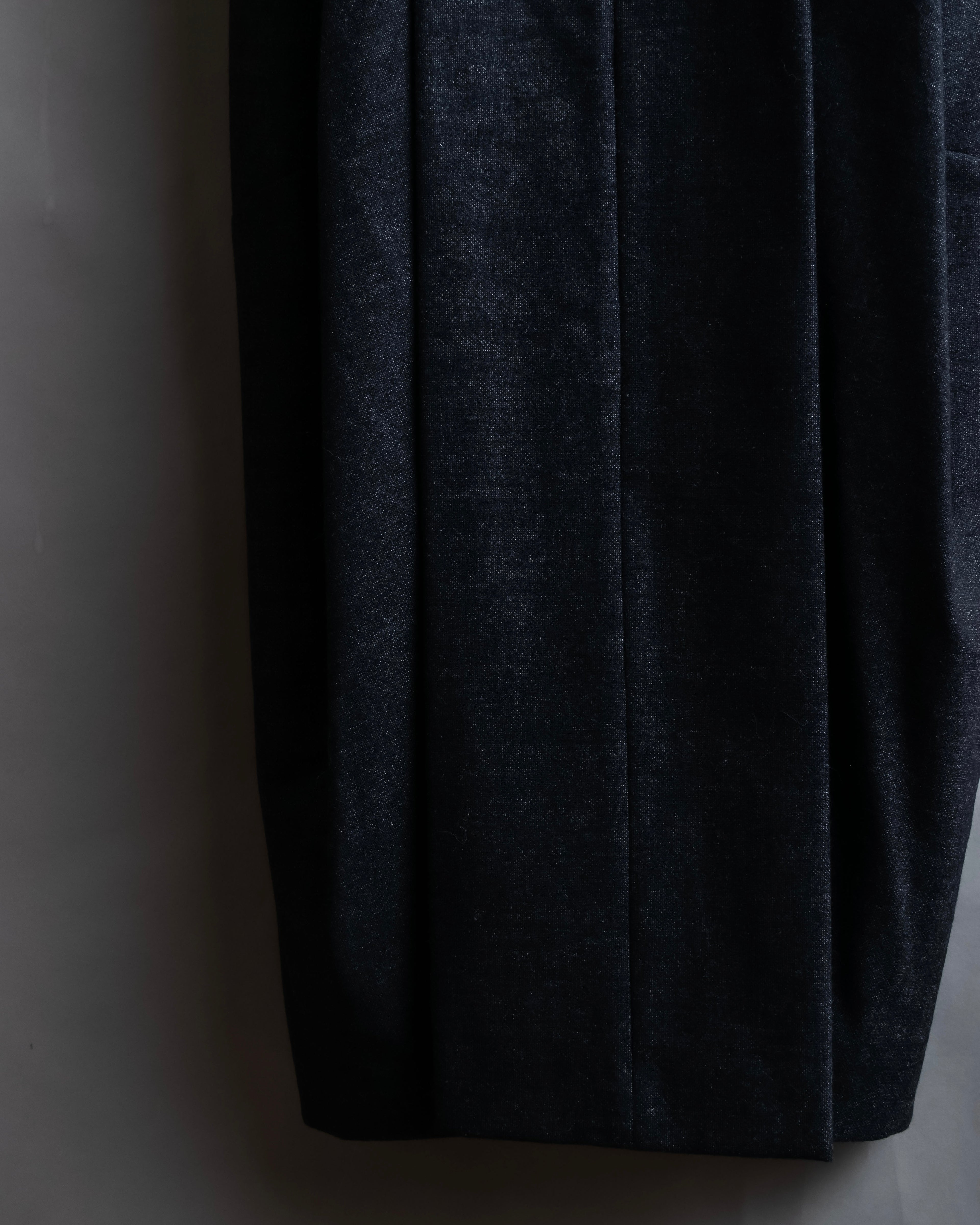 "MAISON MARGIELA" 16AW Deep tuck design sleeveless dress