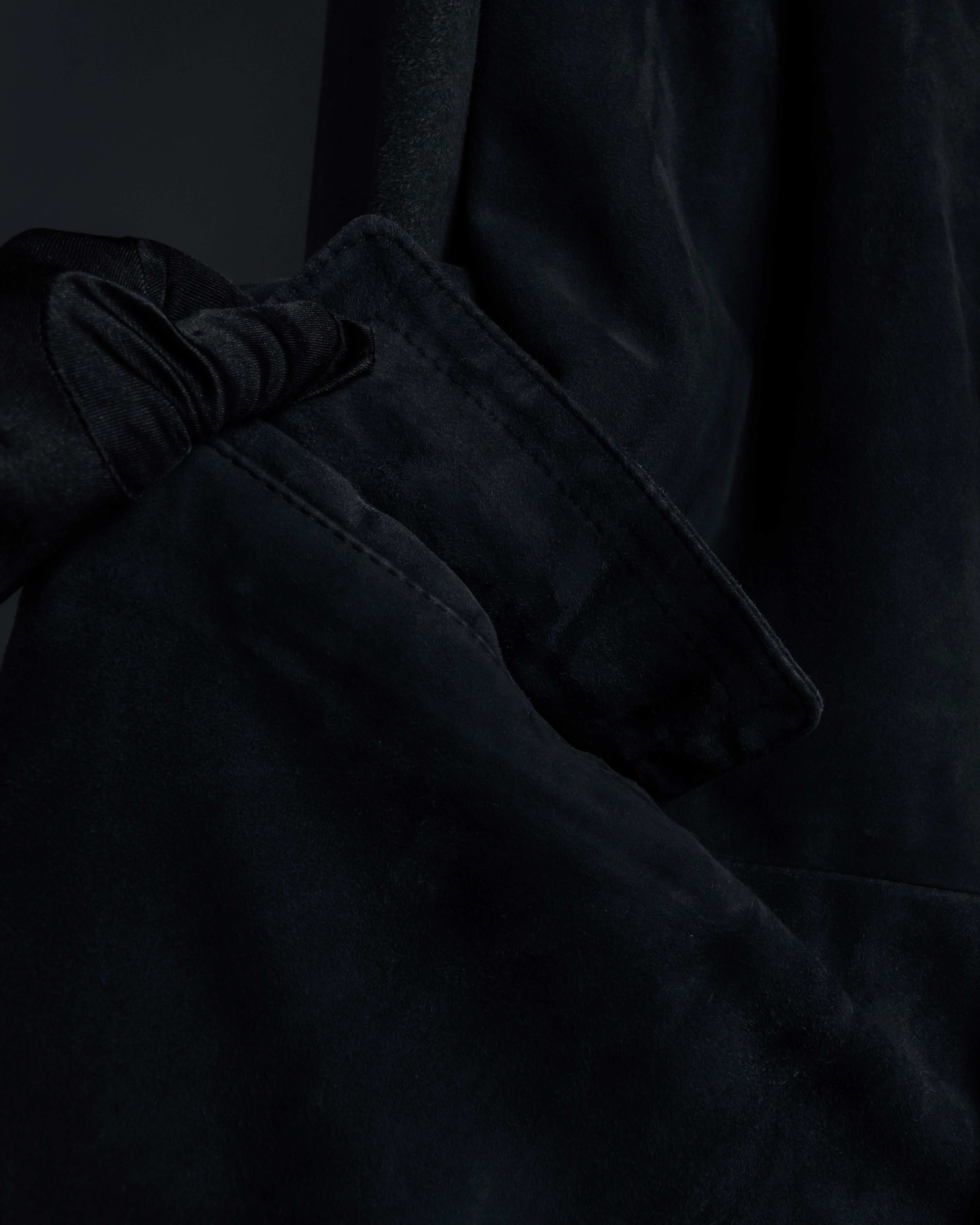 -SPECIAL- "GUCCI" 1998's-01's Tom Ford period beautiful faded suede long coat