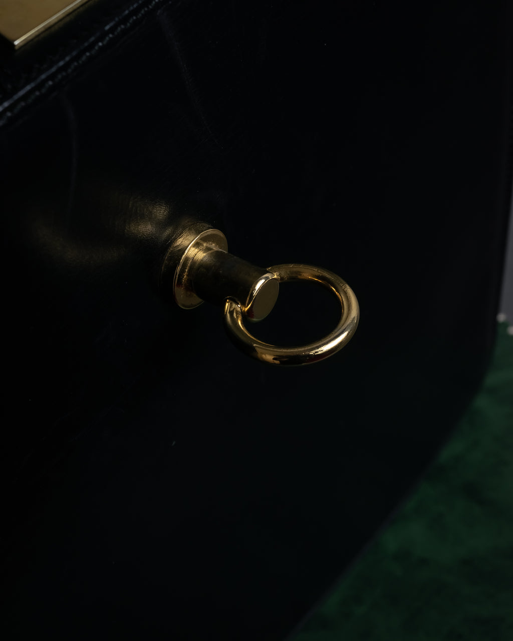 “CELINE” Early 80’s equestrian hardware top-handle bag