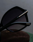 "TOM FORD" All black color butterfly frame sunglasses