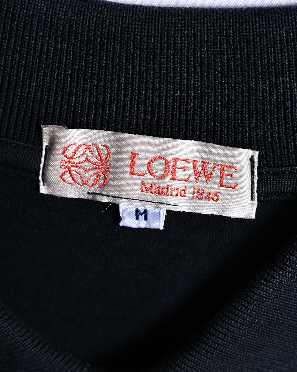 LOEWE/ Anagram Embroidered Short Sleeves Polo Shirt