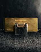 -SPECIAL- “BALENCIAGA” 2013-17 Le dix mixed leather shoulder bag