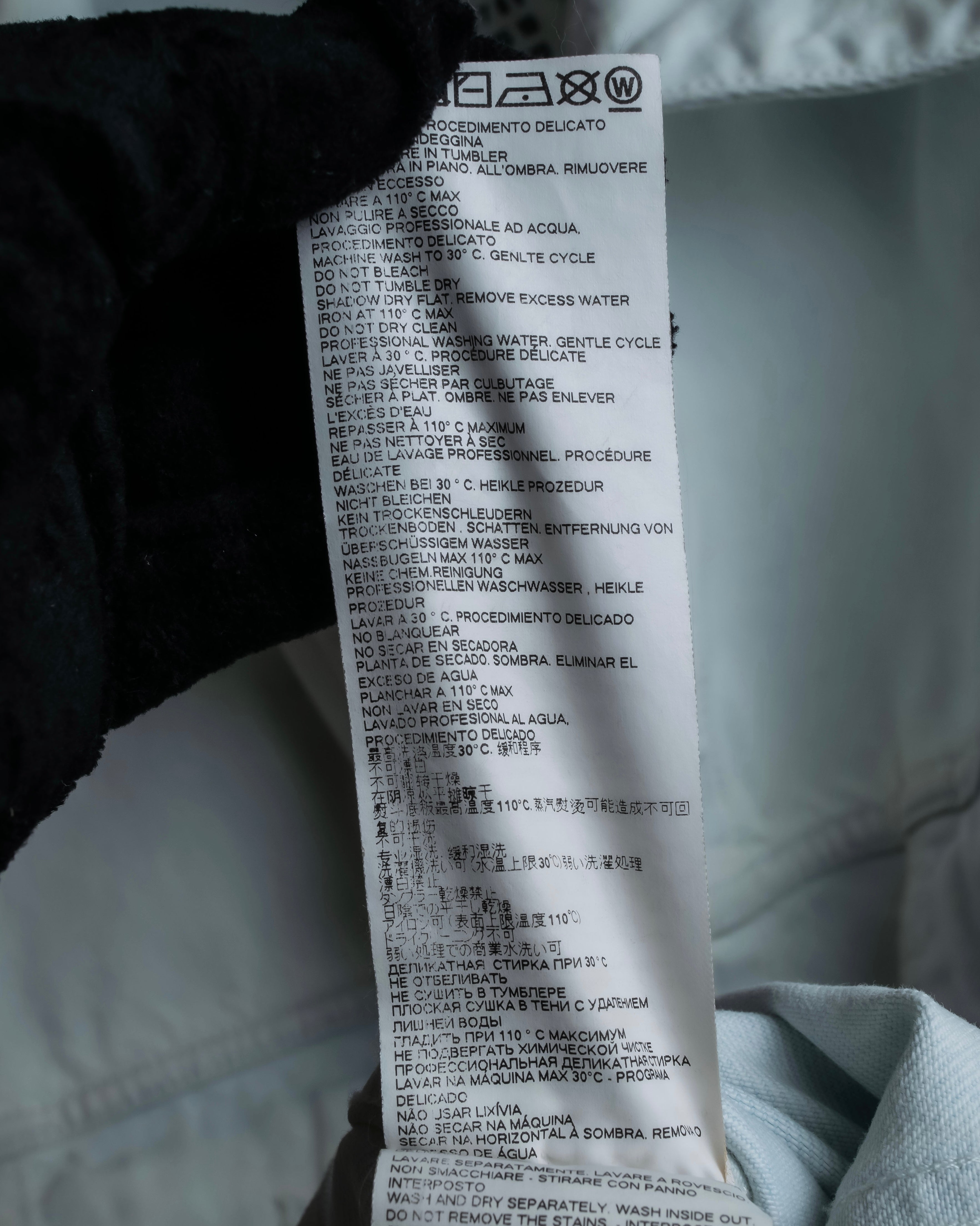 "MAISON MARGIELA" 20SS Washed pale blue denim jacket