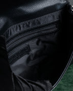 "VALENTINO" Textured leather V tassel chain shoulder bag