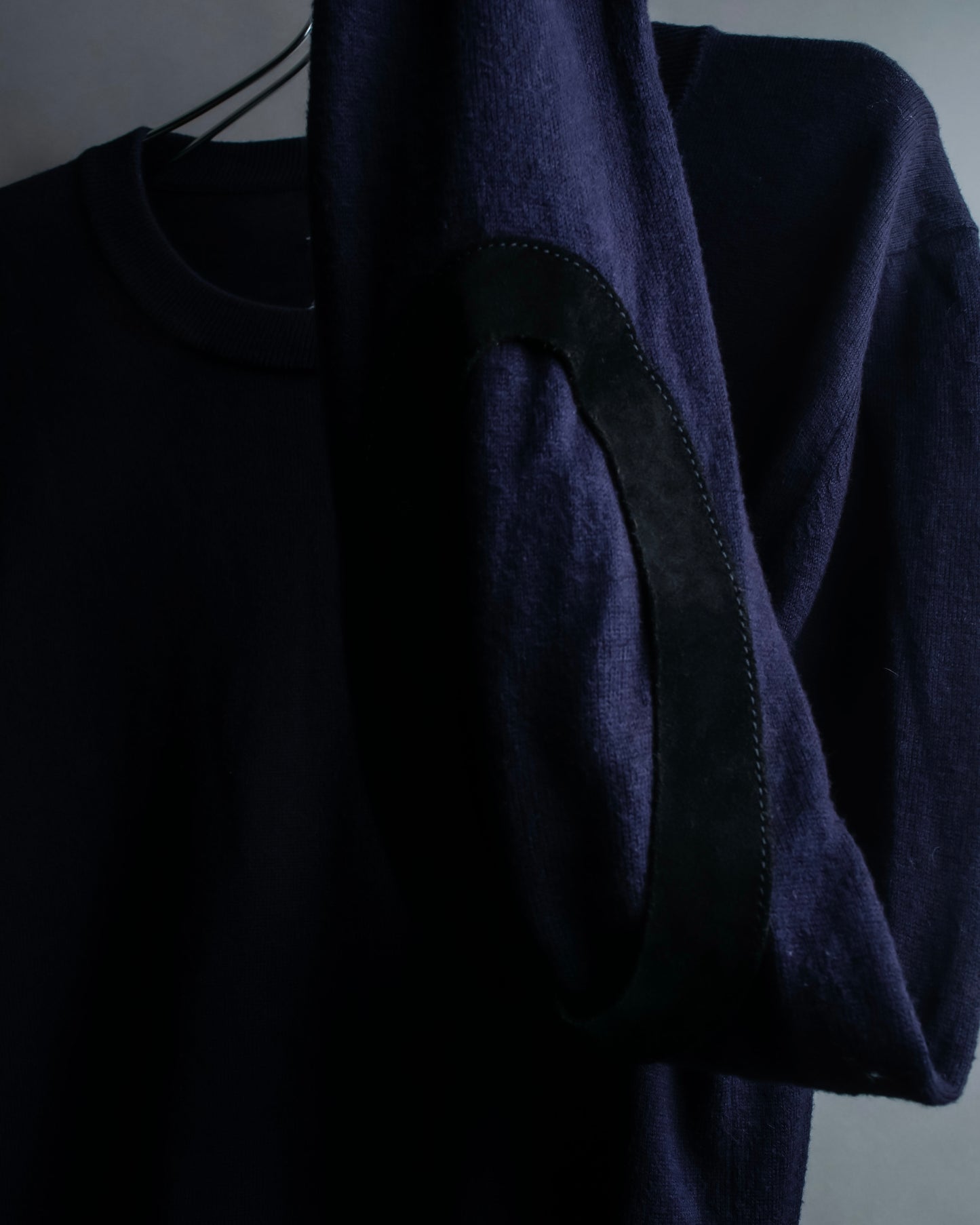 "MAISON MARGIELA" 20SS elbow patch design crew neck knit pullover