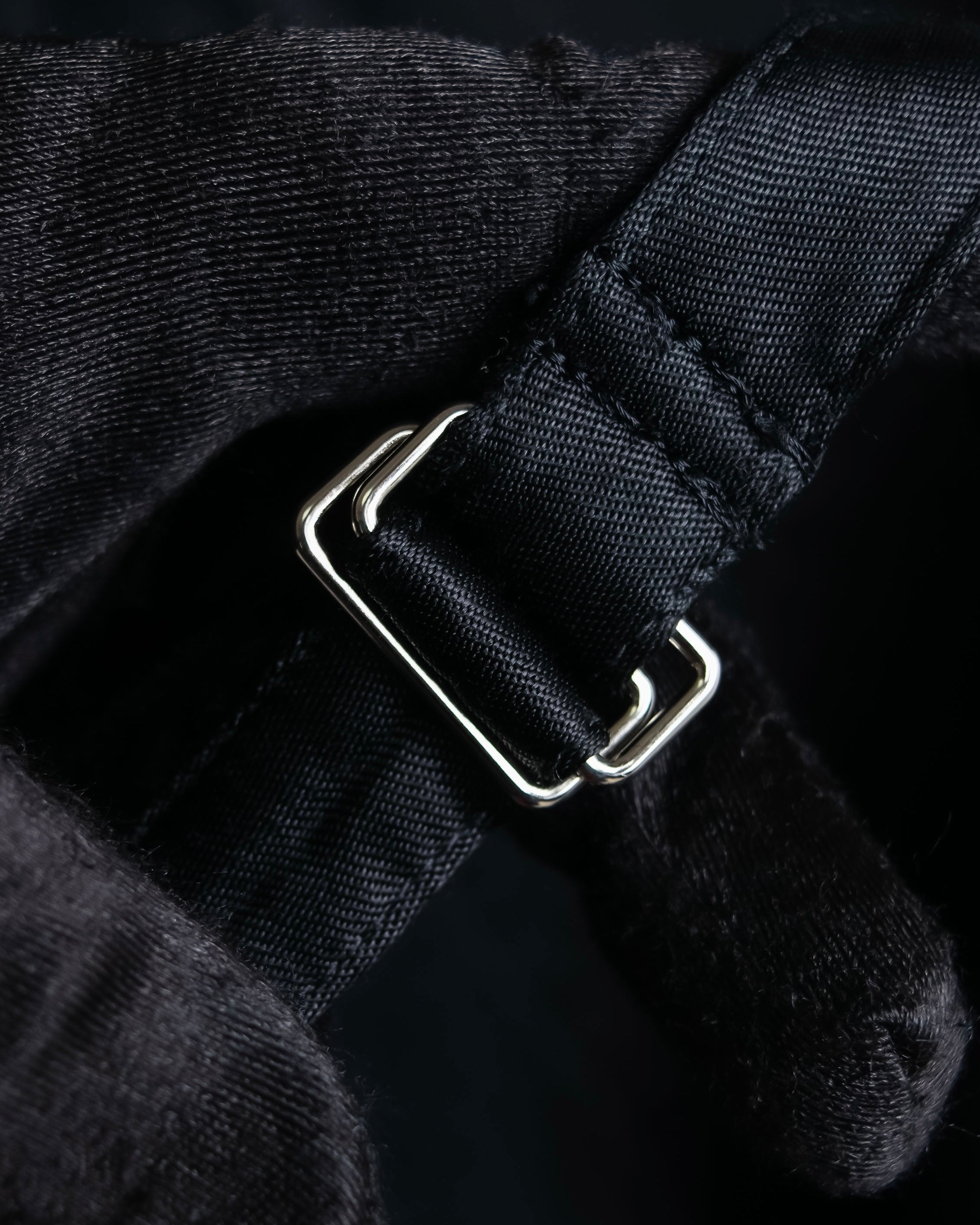 "LIMI feu" Knitted lace design belted sleeveless dress