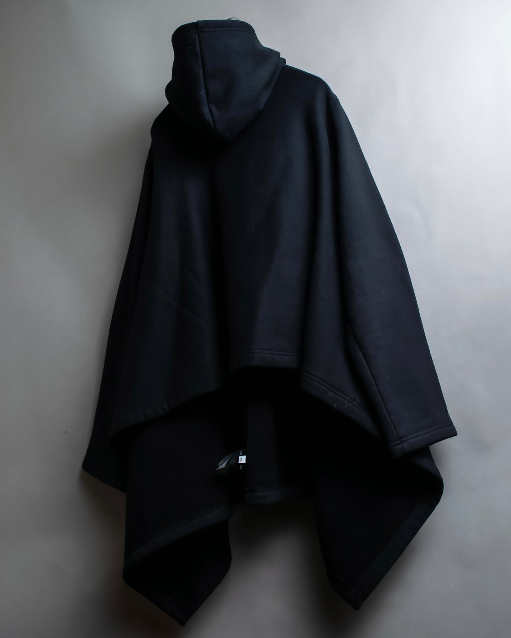 "BALENCIAGA" Oversized poncho flare silhouette hoodie