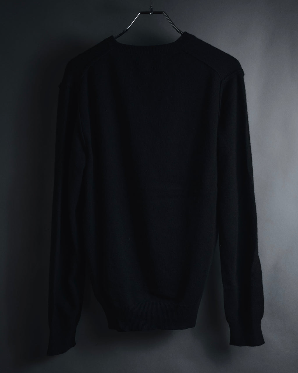 "Dolce & Gabbana" Minimal v-neck fine knit sweater