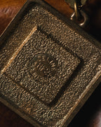 "CELINE" 80’s-90’s square stone pendant charm