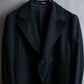 "Y's" Peak lapel double breasted morning coat