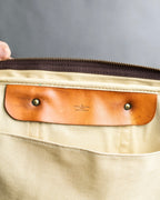 "LOUIS VUITTON" Porto document voyage monogram pattern boston bag