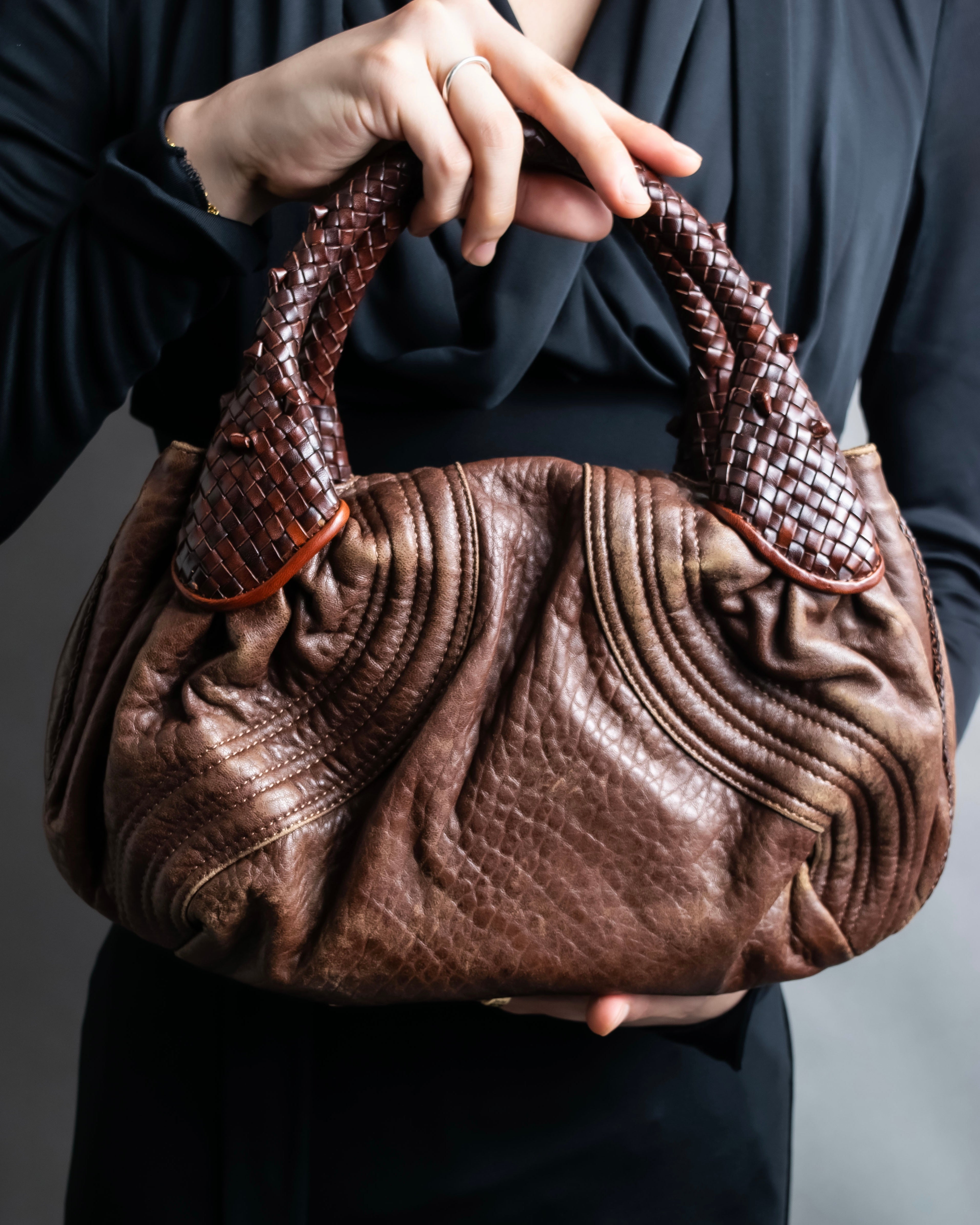 "FENDI" Brown color edition Spy bag