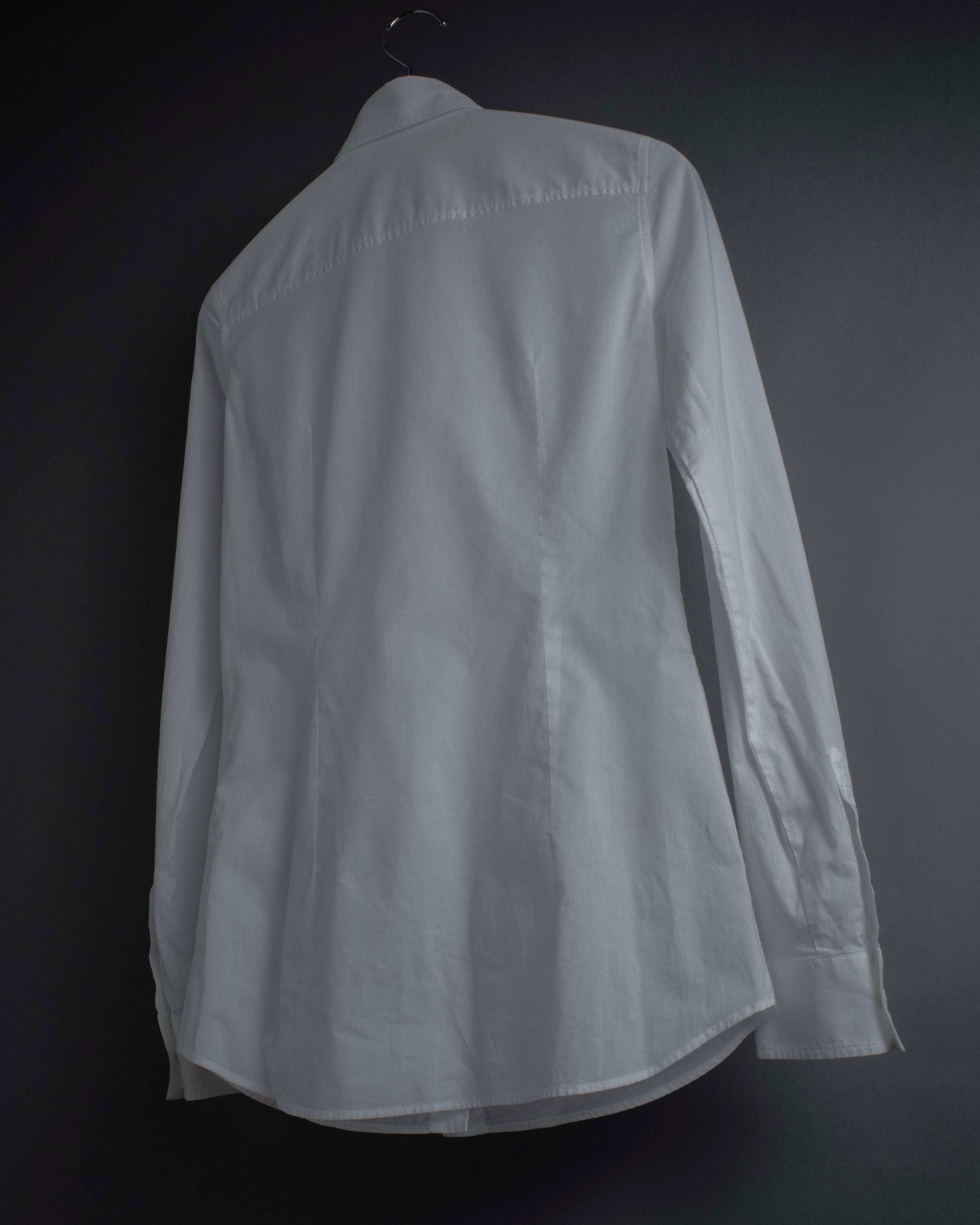 "Dolce & Gabbana" Tiered frill design white shirt