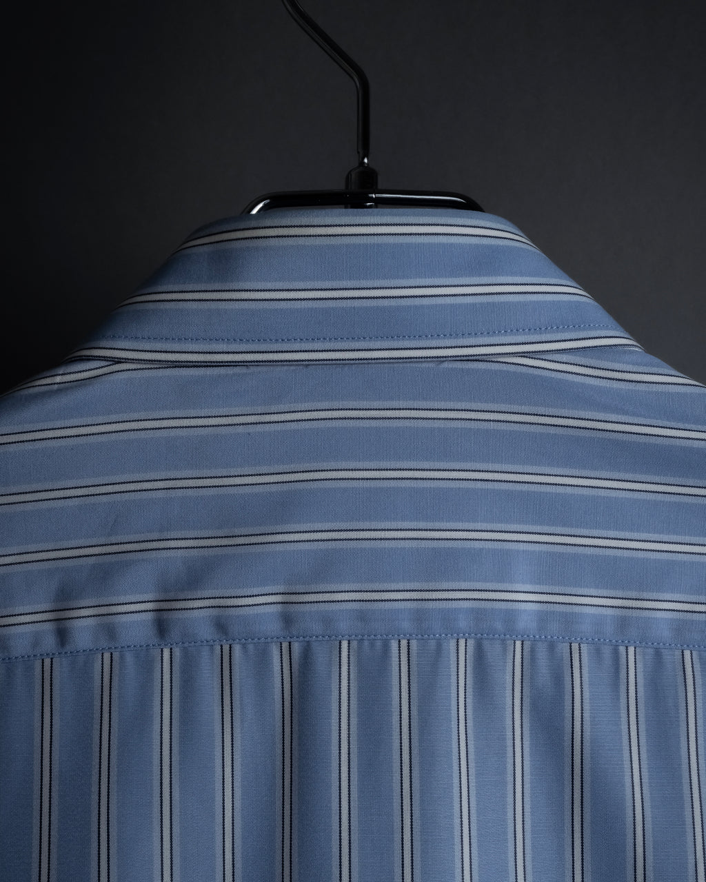 "GUCCI" Michele period brand code embroidered striped shirt