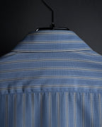 "GUCCI" Michele period brand code embroidered striped shirt