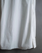 "Christian Dior" Pintuck design wide spread collar dress shirt