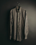 "GUCCI" 90's-00's Striped cotton button-down shirt