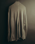 "ARMANI COLLEZIONI" 00's-10's Textured linen knit cardigan
