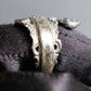 "Camusso" Sterling silver floral engraved spoon ring