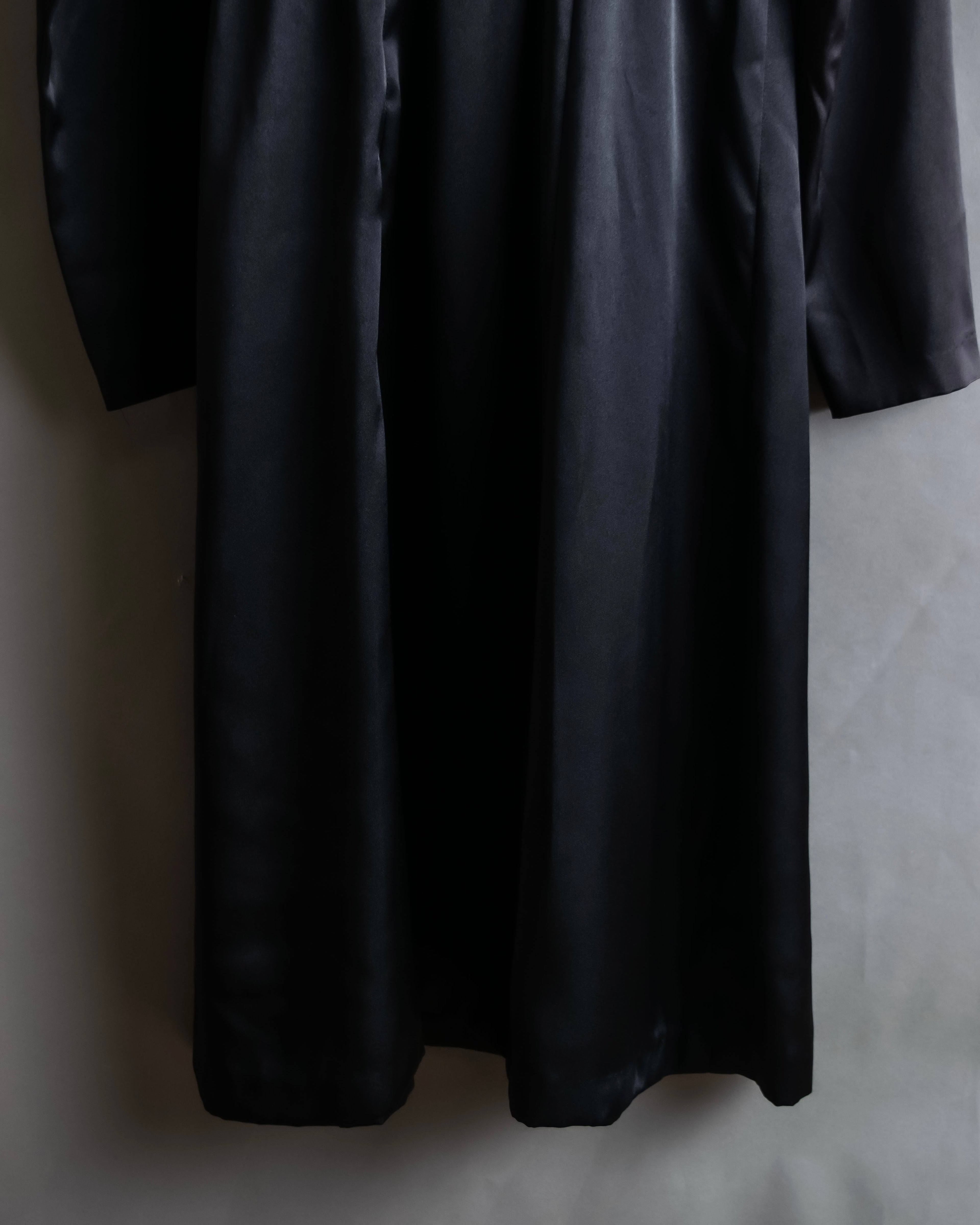 "JEAN PAUL GAULTIER" Beautiful glossy shirt dress