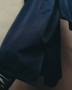 -SPECIAL- "Jil Sander" 2023 Elegant rayon skipper mock-neck shift dress