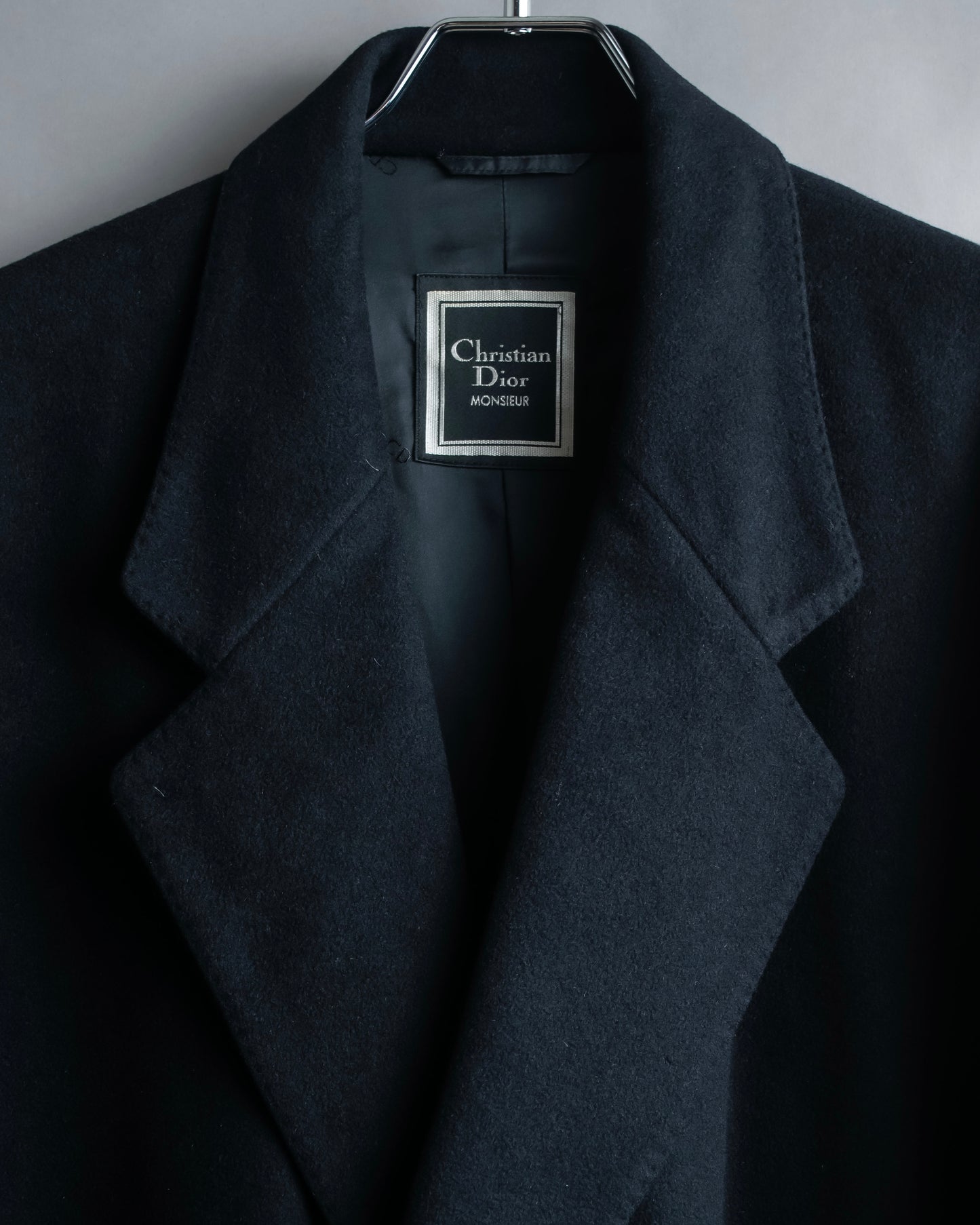 "CHRISTIAN DIOR MONSIEUR" 100% cashmere oversized tailored jacket