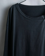 "Ground Y" Double zip design long tops