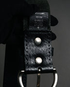 "GUCCI" 90’s-00’s Horsebit buckle leather belt