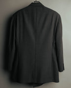 "Giorgio Armani Le Collezioni" 80's-90's Soft tailored double breasted wool blazer