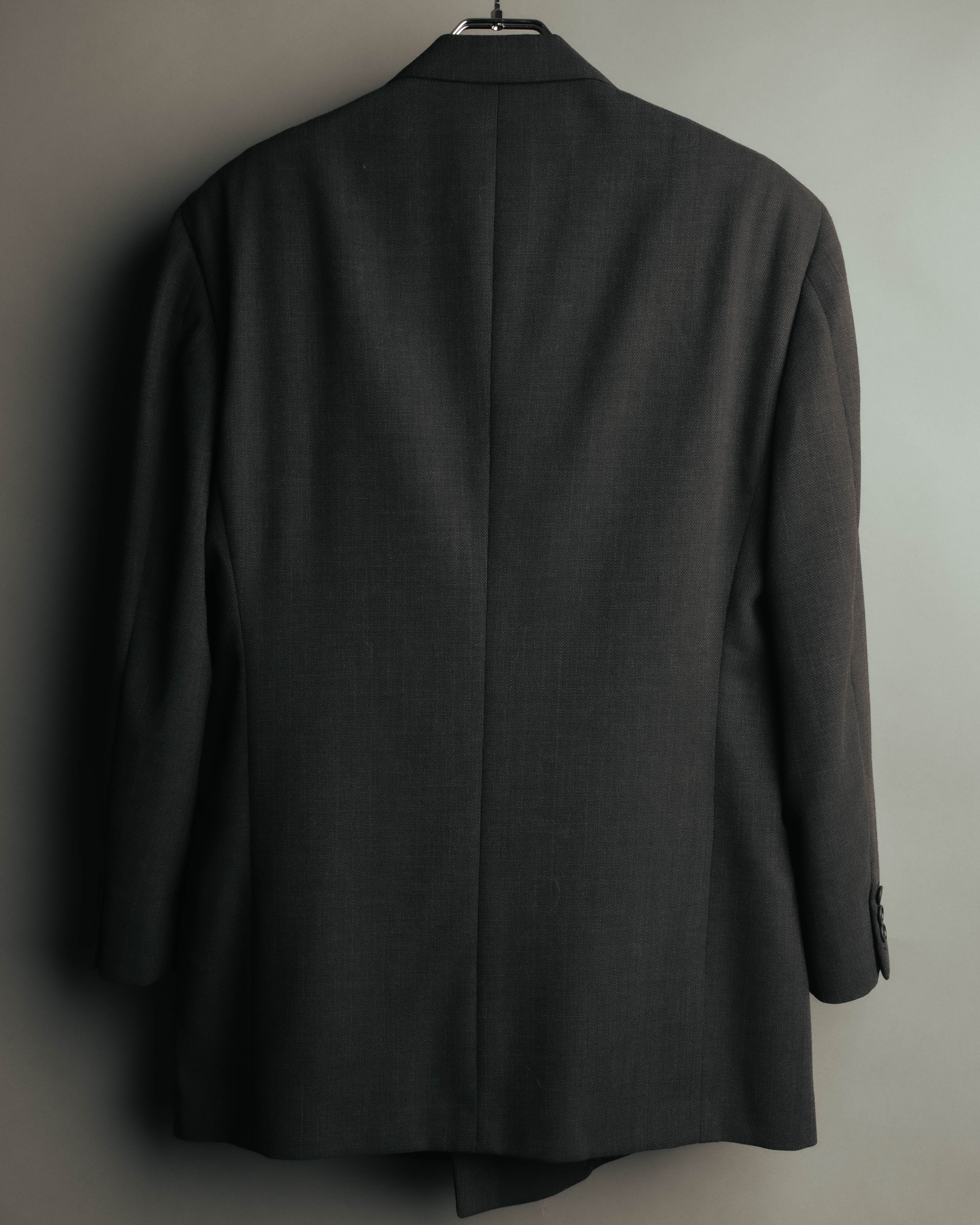 "Giorgio Armani Le Collezioni" 80's-90's Soft tailored double breasted wool blazer