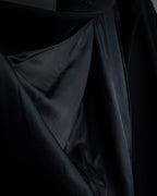 "ISSEY MIYAKE PLANTATION" Minimalist design A-line stand collar coat