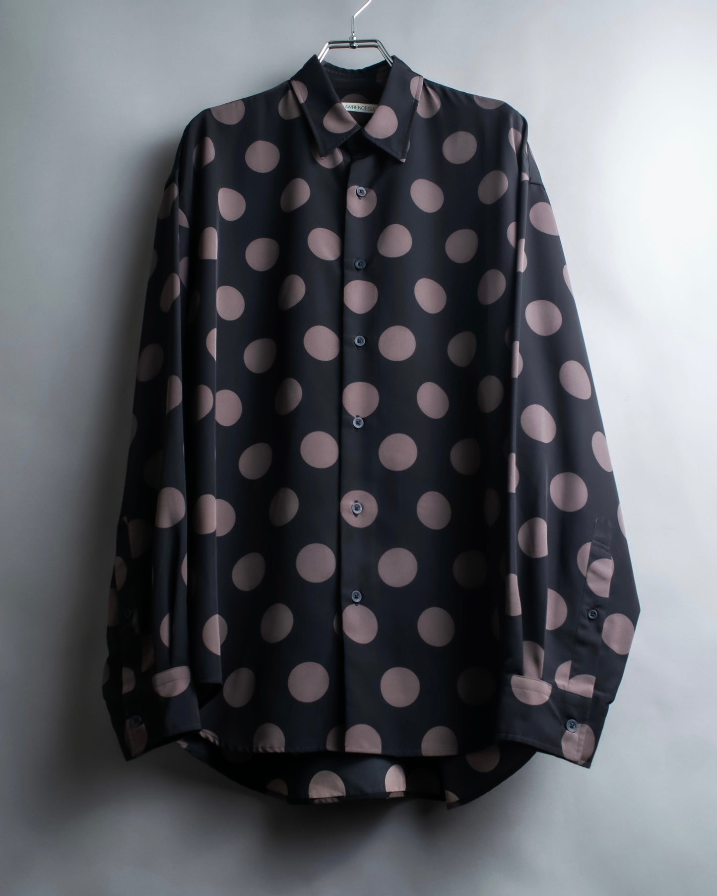 "JOHN LAWRENCE SULLIVAN" 19SS dot pattern oversized shirt