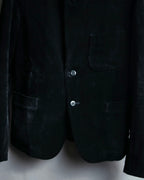“Y’s for men” beautiful black corduroy single tailored jacket