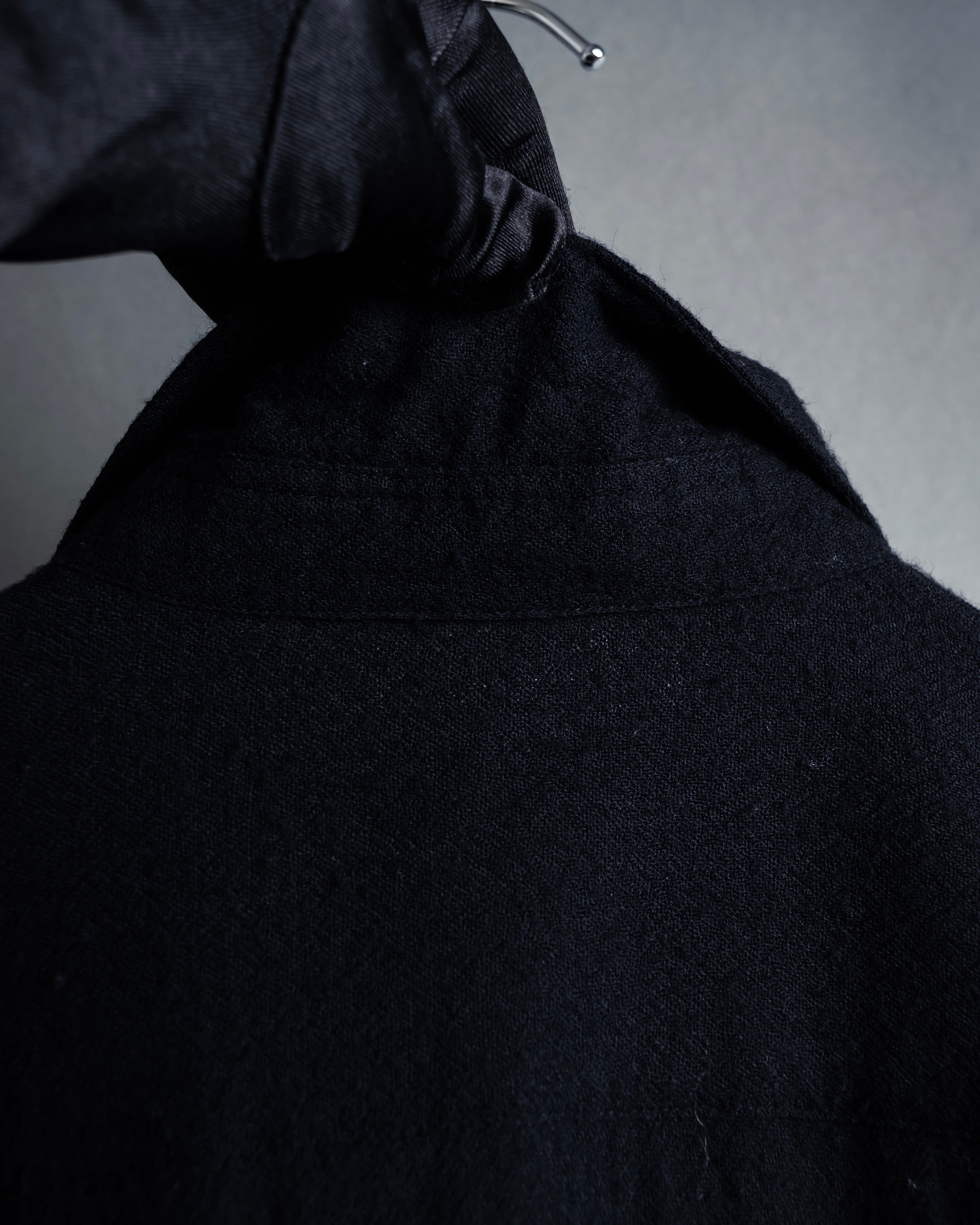 "COMME des GARCONS" 94AW Straight silhouette wool shirt dress