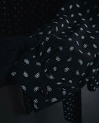 "BALENCIAGA" All-over Logo Bow-Tie Blouse