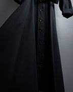 "tricot COMME des GARCONS" 90's Tailored collar belted long dress