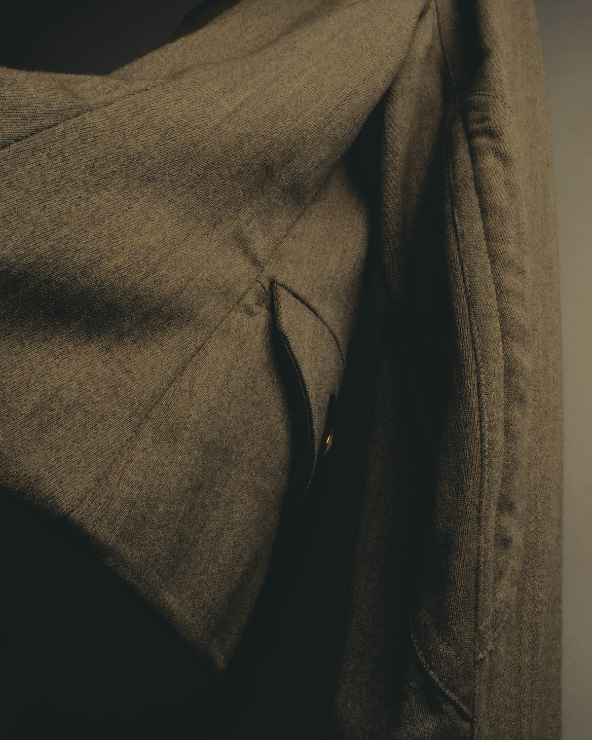 –SPECIAL– "Hermès" 70's-80's Equestrian wool tailored jacket