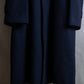 "YVES SAINT LAURENT" Stand neck fly front wool long coat