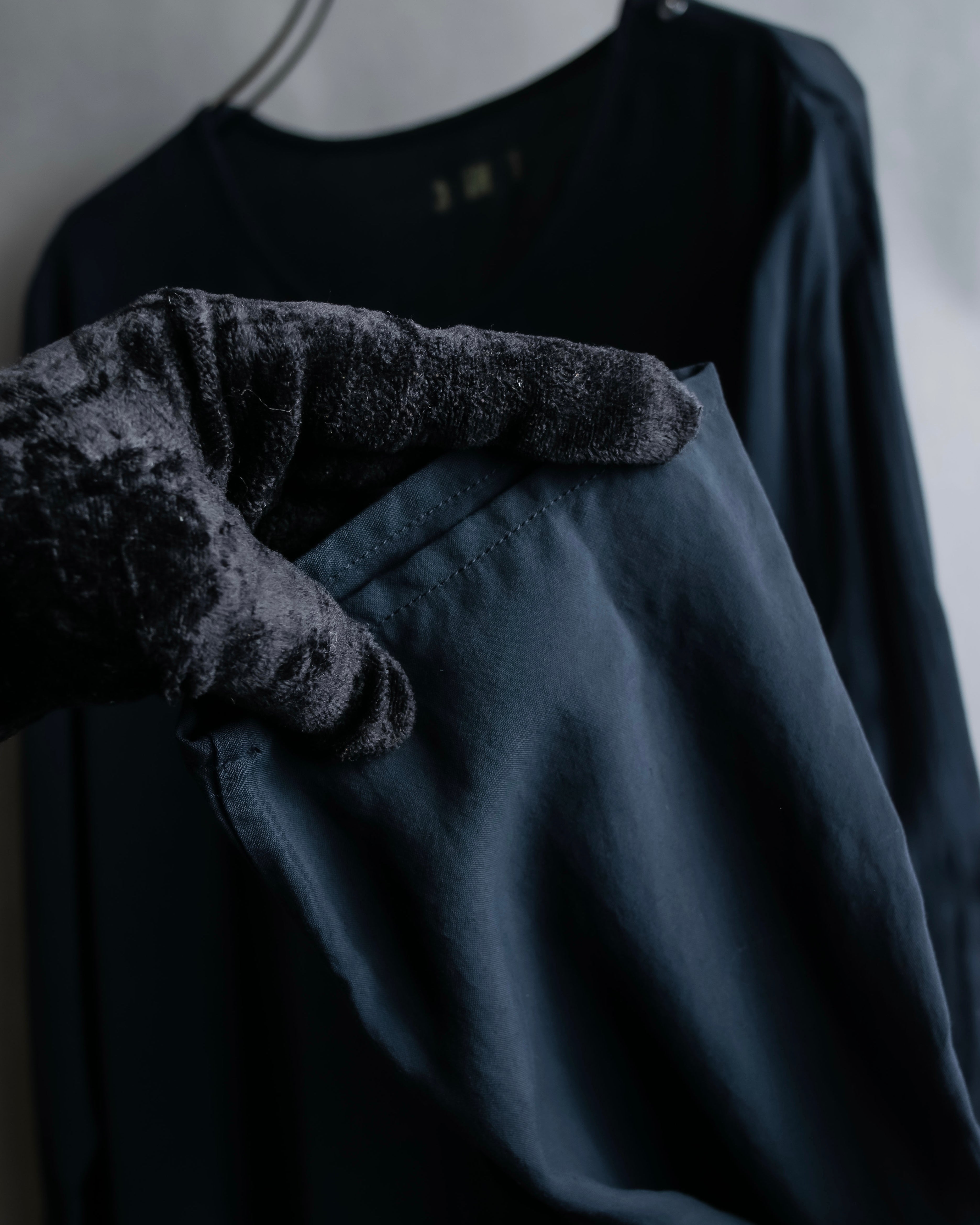 "Maison Martin Margiela" Beautiful draped navy 3-way dress