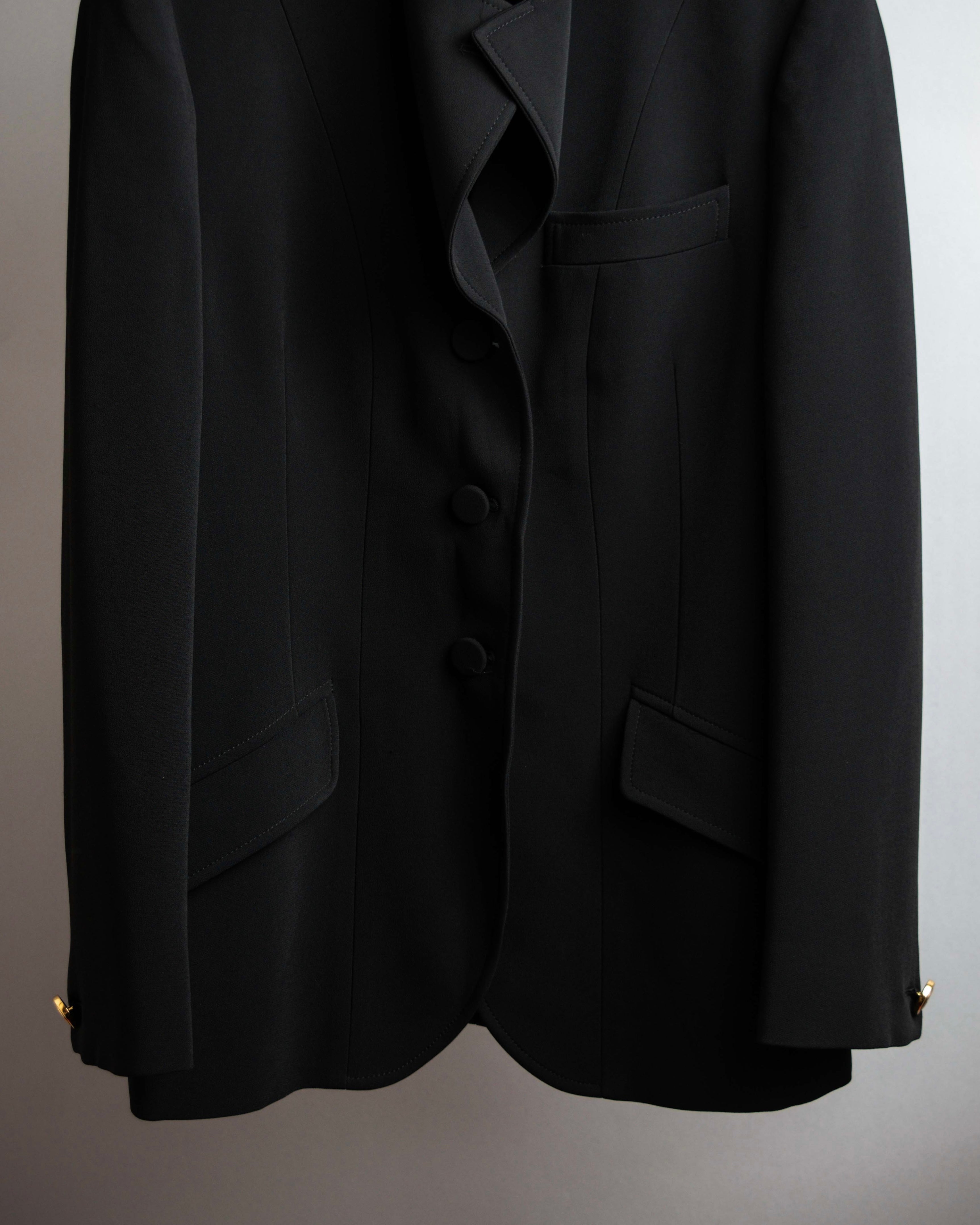 "GUCCI" Michele period stand collar modified design tailored jacket