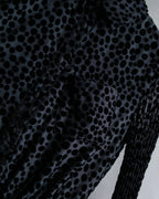 "EMPORIO ARMANI" Velvet dot beautiful pleated dress