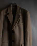 "MAISON MARGIELA" 13AW structured mid-length tailored coat