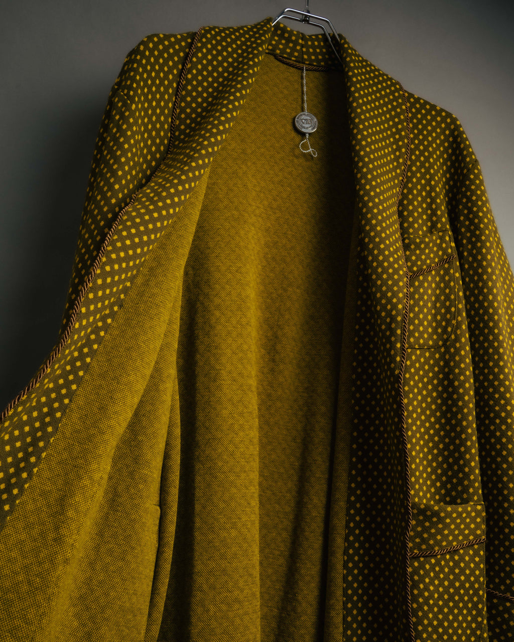 -MOOD Vintage Collections- 80’s Geometric pattern knit gown coat