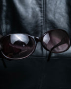 "Miu Miu" reddish brown sporty sunglasses
