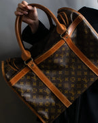 "LOUIS VUITTON" Monogram pattern pet carrier Boston bag