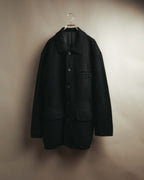 “Christian Dior MONSIEUR” 80’s-90’s Ribbed collar oversized wool field jacket