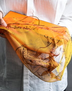 "HERMES" Exotic motif carre scarf