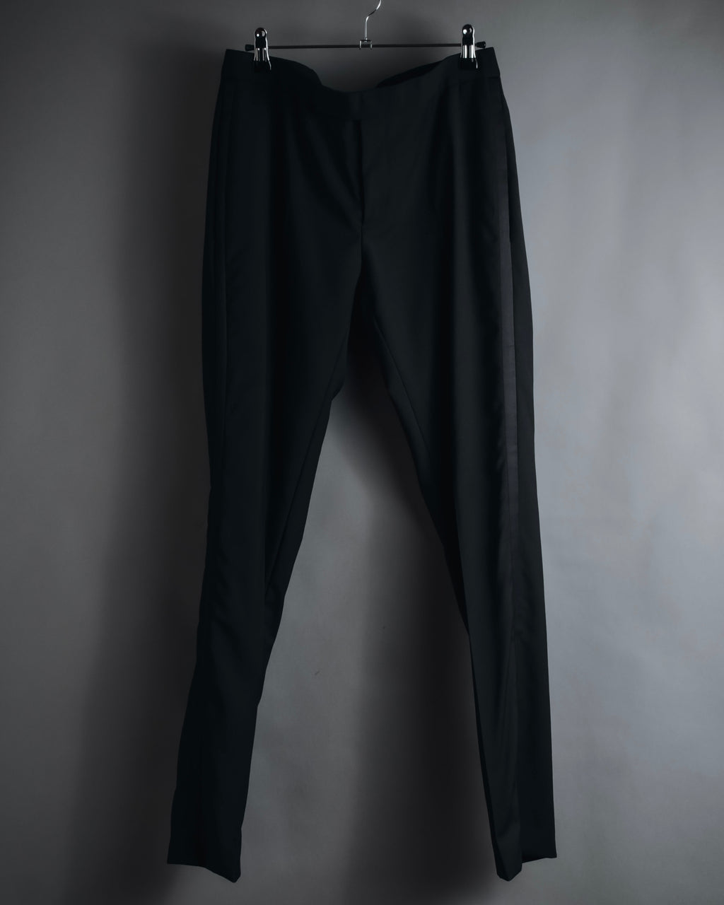 "Dior Homme" Chris Van Assche design satin lapel tuxedo set up