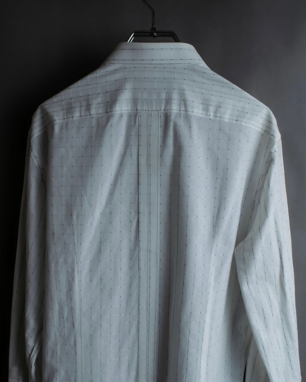 "Dolce & Gabbana" Grid stitch broadcloth shirt